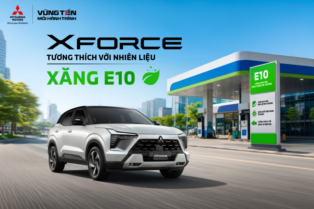 KHẢ NĂNG TƯƠNG THÍCH CỦA CÁC MẪU XE MITSUBISHI VỚI XĂNG SINH HỌC E10